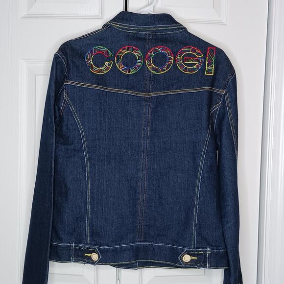 Coogi Embroidered Denim Jacket Size XXXL NWOT - Picture 7 of 11